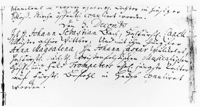 Register of Bach